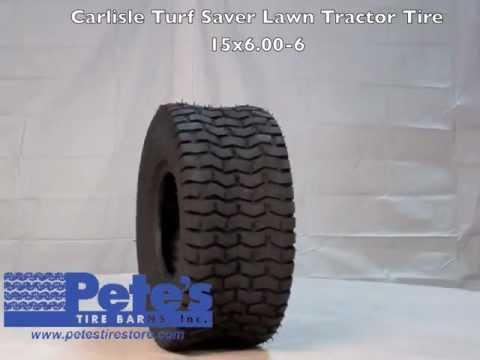 Carlisle Turf Saver Lawn Tractor Tire 15x6.00-6