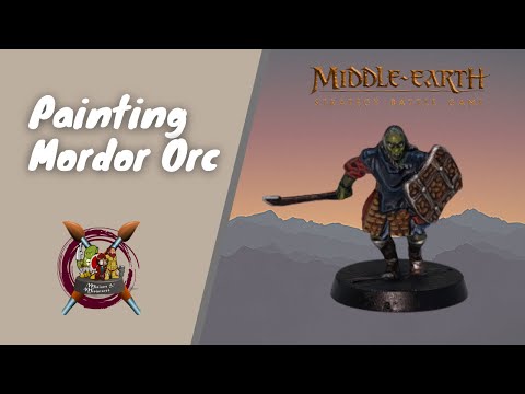 Painting Mordor Orc - Mini Time Lapse