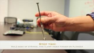 How To Remove Air Bubbles From Syringe