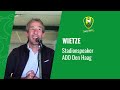 Wietze is al 25 jaar onze stadionspeaker