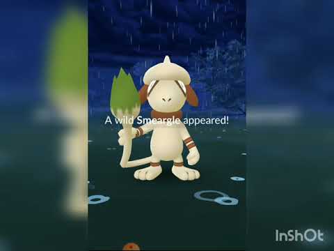Catching a Smeargle