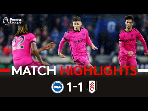 FC Brighton & Hove Albion 1-1 FC Fulham Londra