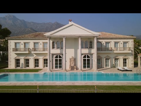 Inside a Palace €20 Million Mega Mansion in Sierra Blanca, Marbella 4K  | Million 💲 Designs