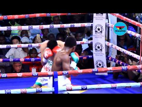 Isaac Dogboe vs Cesar Juarez – Round 2, Juarez falls
