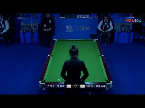 Daniel Bishop (UK) VS Achraf Faraj (MOR) - Overseas - 2018 World Chinese 8 Ball Masters