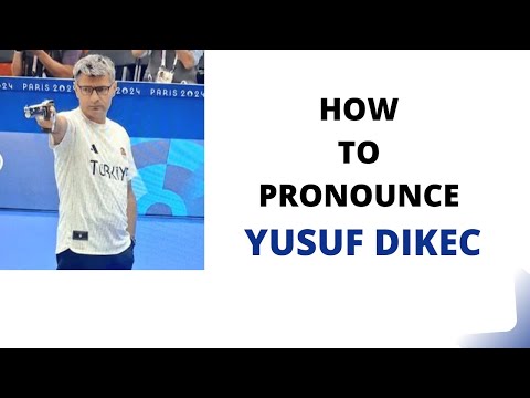 How To Pronounce YUSUF DIKEC In Turkish | YUSUF DIKEC Pronunciation | How To Say YUSUF DIKEC