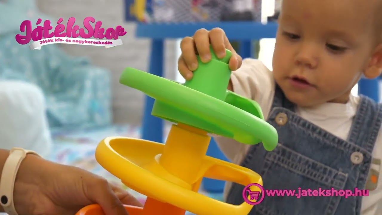 Quercetti: Spiral Tower golyópálya készlet 9db-os videó