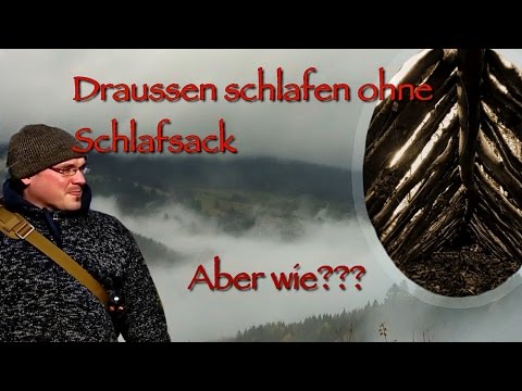 Draußen schlafen ohne Schlafsack - Full Survival Biwak - absolut wasserdicht