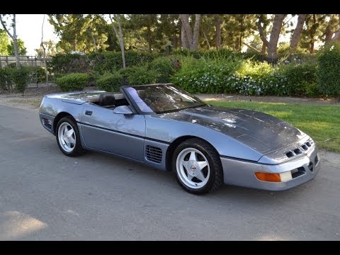 1990 Chevrolet Callaway Corvette Aero Body Convertible in Steel Blue