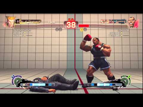 SSF4AE2012 JV-DSC-GeCko (Guile) Vs interex98 (Balrog)
