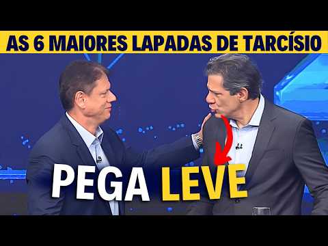 As 6 VEZES em que Tarcísio ATROPELOU Haddad no Debate da Band