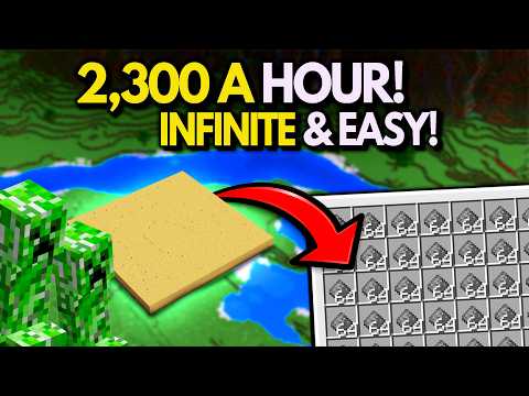 EASIEST Creeper Farm In Minecraft Bedrock +1.21/26.2!
