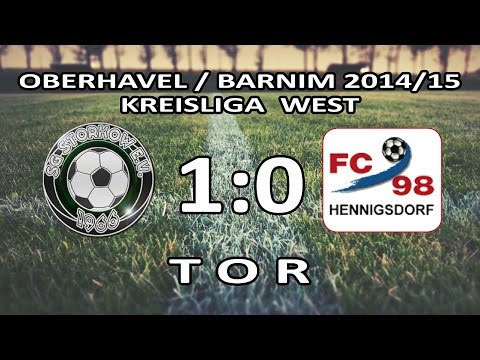 SG STORKOW - FC HENNIGSDORF II 1:0 - Tor [Kreisliga West OHV/BAR 2014/15 - 26.Spieltag]