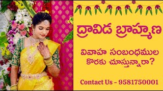 Dravida Brahmin Matrimonial Services