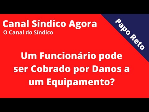 Um Funcionário Pode ser Cobrado por Dano a um Equipamento?