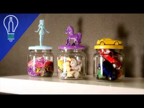 T3.E1 "Manualidades" Guarda juguetes en frascos de vidrio