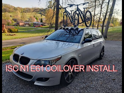 Installing ISC N1 Coilovers on my 2006 BMW E61 530XIT - Can you budget build an old high miles BMW?