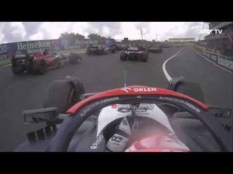 Liam Lawson's first racing lap and pitstop in F1