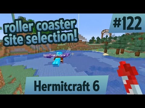 Roller coaster site selection! — Hermitcraft 6 ep 122