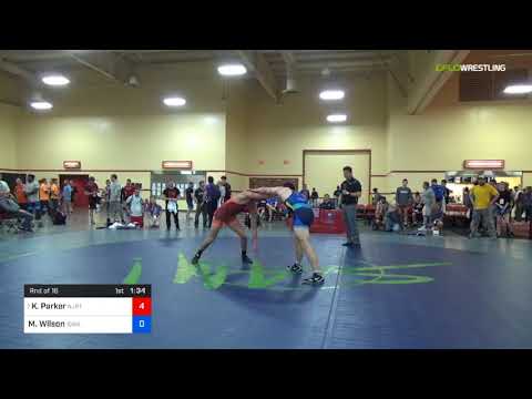 2018 Marine Corps US Open/UWW Junior Freestyle 86 Rnd Of 16 - Kevin Parker (NJRT) Vs. Myles Wilson