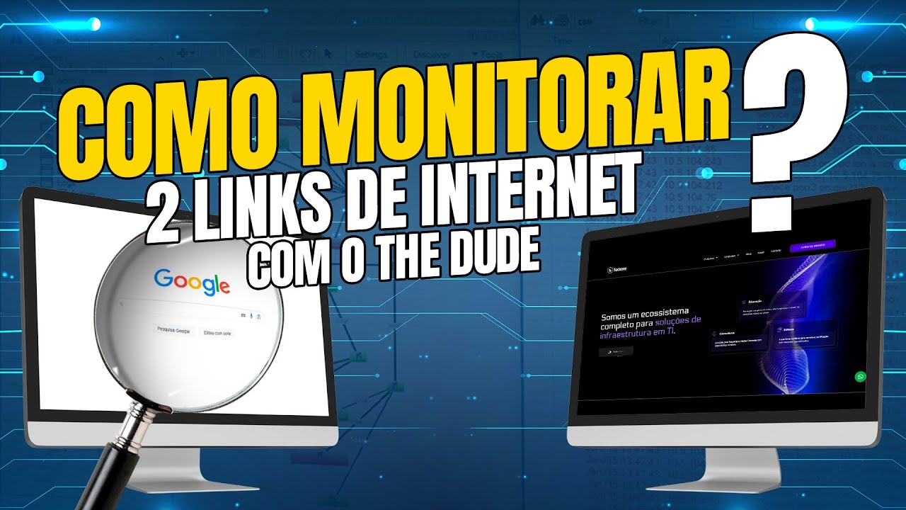 Como Monitorar Dois Links de Internet com The Dude e Mikrotik - Guia Completo