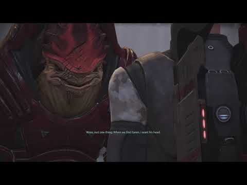 Mass Effect: LEGENDARY EDITION - Shepard decides Wrex fate on Virmire