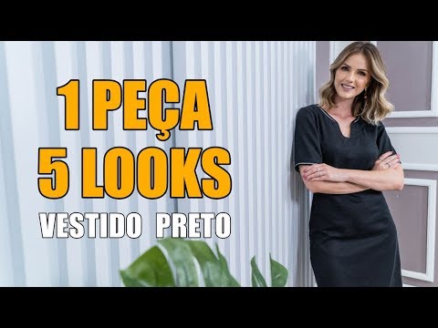 5 LOOKS COM VESTIDO PRETO
