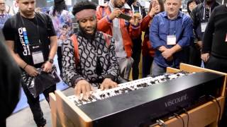 Cory Henry plays &quot;Tell me Something Good&quot; NAMM 2017