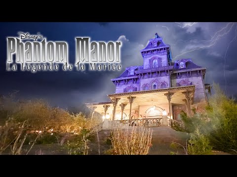 [4K] Phantom Manor Dark Ride | Disneyland Paris | Haunted Mansion Ride