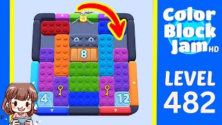Solution du Niveau 482 de Color Block Jam