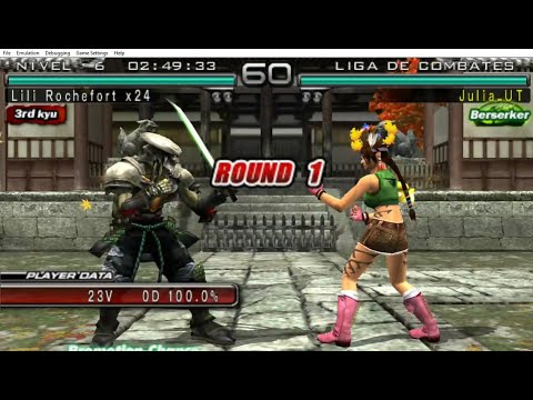 01 D Yoshimitsu vs Julia PPSSPP v1.0 - TEKKEN DARK RESURRECTION ( Uchiha x24 )