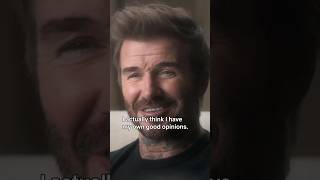 David Beckham giving fashion advice! Victoria shuts him down! Ha