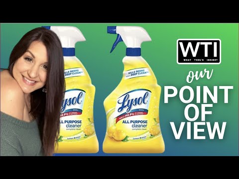 Lysol All-Purpose Cleaner Sanitizing - WTI product video review