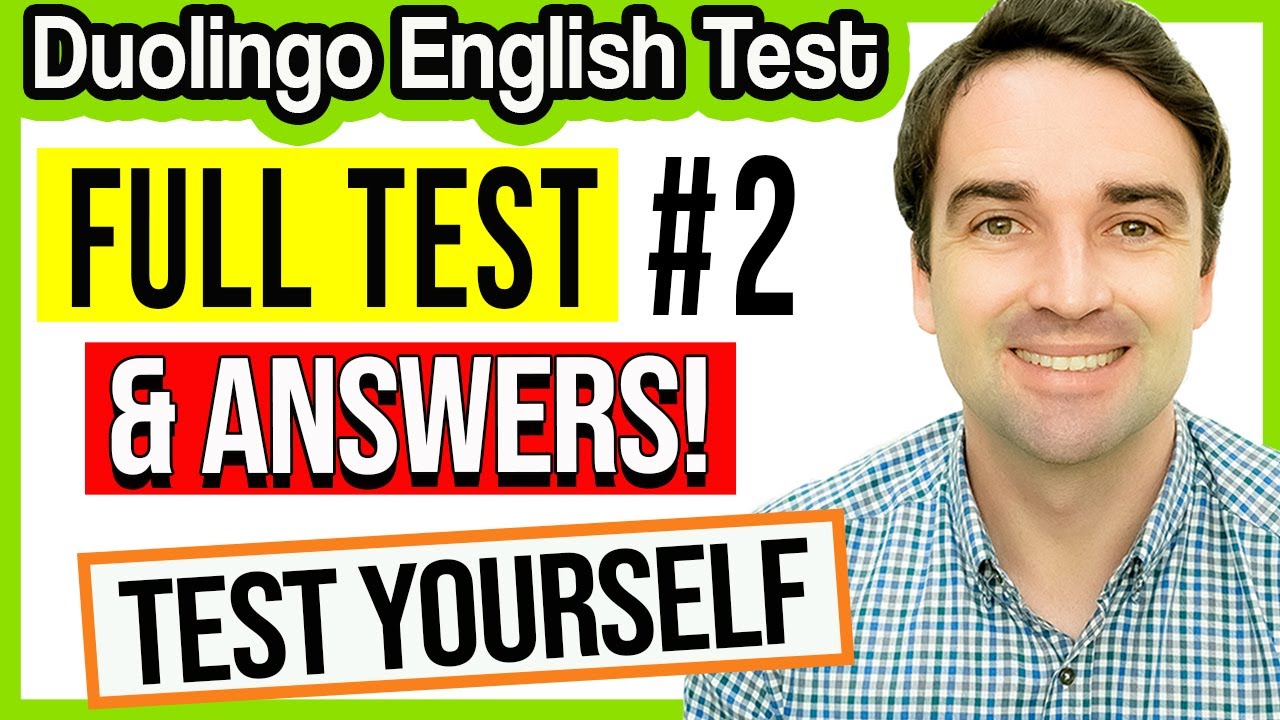 FULL Duolingo English Test & ANSWERS #2 - Duolingo English Test Practice