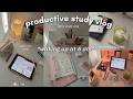48 Hr STUDY VLOG Productive And Realistic Aesthetic Notes Homework Studying Essays