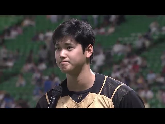 ファイターズ・大谷選手ヒーローインタビュー 2016/8/6 H-F