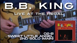 LESSON:  B.B.King - Sweet Little Angel (Live At The Regal) - 2nd Solo  100% Accurate