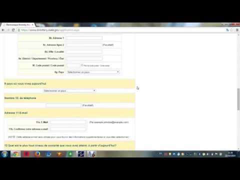 comment s'inscrire dv lottery