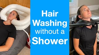 How to Wash Hair without an Accessible Shower or Bath