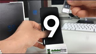 How to install SD and SIM card into Samsung Galaxy S9
