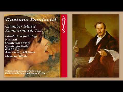 Gaetano Donizetti:  Quintet for guitar & strings, in C major, Orchestra da Camera di Santa Cecilia