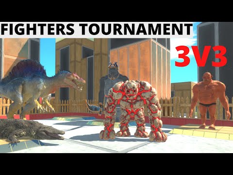 TOURNAMENT FIGHTERS  3V3 - INFERNALS + PRIMATES + FANTASY + C.  DINOS + A  HUMANS + REPTILES  - ARBS