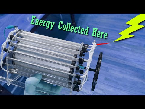 Mini AtmoMotor V2 - For the Free Collection of Atmospheric Electricity