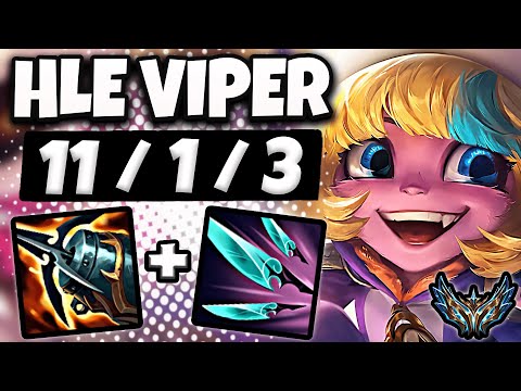 Tristana vs Zeri ADC [ HLE Viper ] Korea Challenger Patch 13.11 ✅