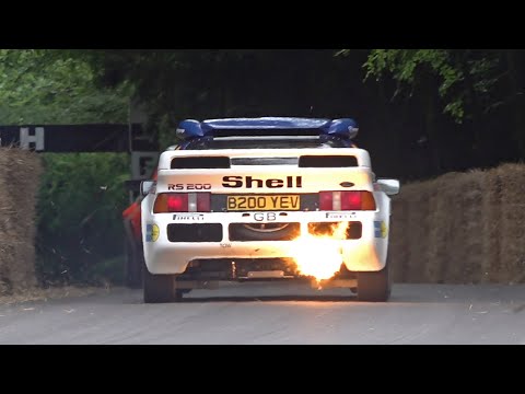 600HP Works Ford RS200 1 of 4 World Wide - Pure Group B Exhaust Sounds!