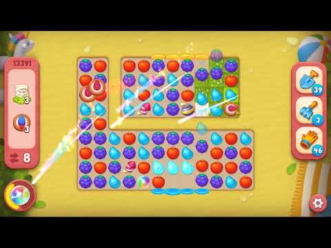Gardenscapes level 13391 Gameplay #Bubunka