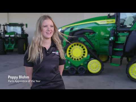 Poppy Blohm 2023 John Deere Parts Apprentice of the Year, Australia & New Zealand