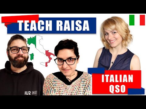Italian Ham friends teach Raisa | QSO Basics in the Language of Inspiration
