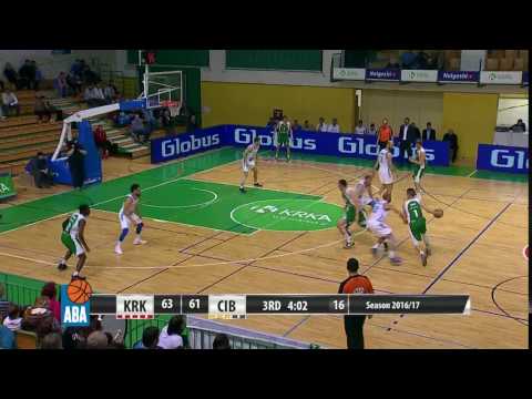 SICK alley-oop by Matic Rebec & Ron Curry (Krka - Cibona, 12.3.2017)
