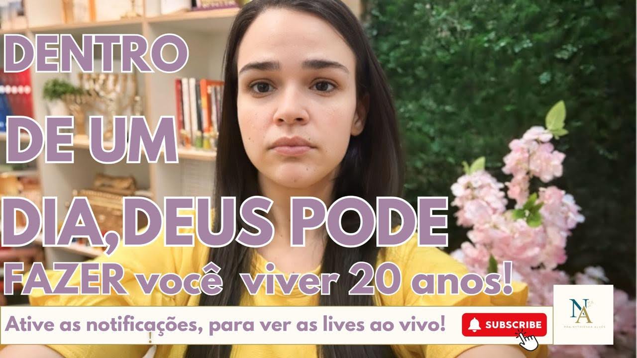 Deus dentro de uma noite pode fazer tudo aquilo que tu espera em 20 anos...